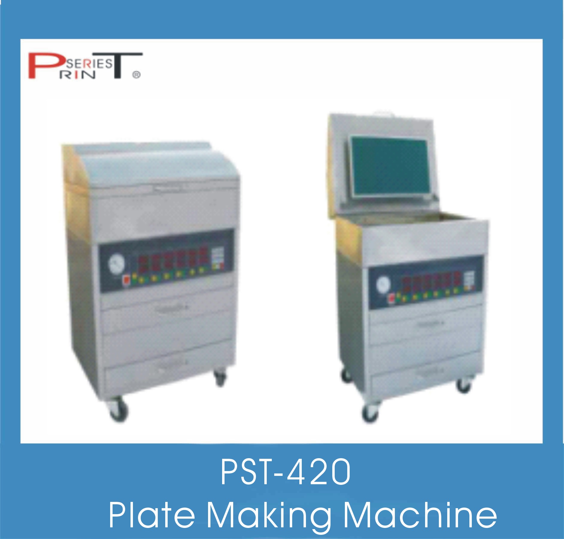 Label Printing Machine, Flexo/Screen/Rotary Printing Machine, Fully Automatic Polymer Resin Plate Making Machine