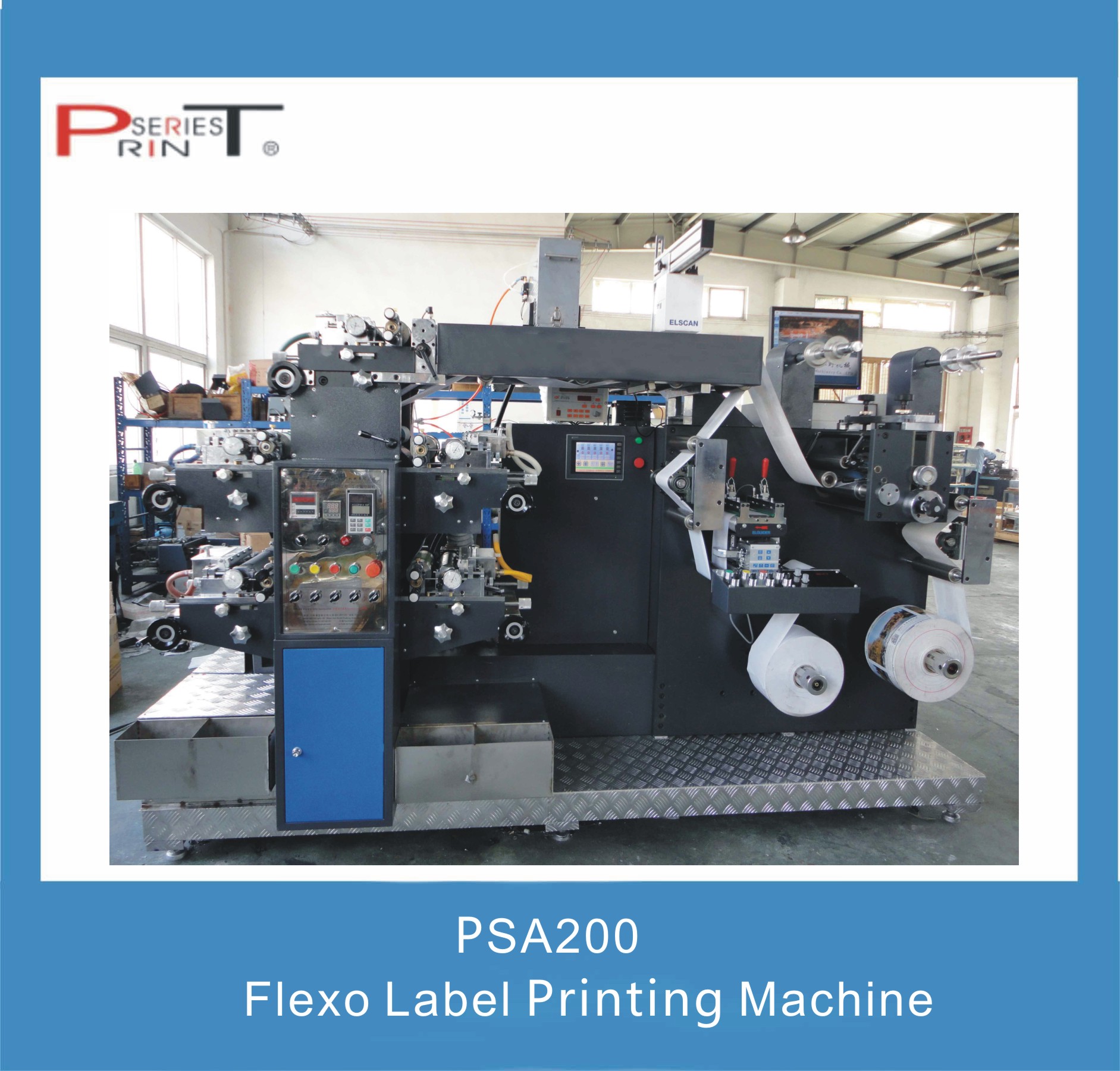 Label Printing Machine, Flexo/Screen/Rotary Printing Machine, Satellite Type Flexo Label Printing Machine